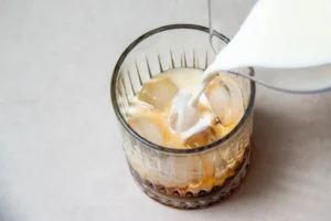 salted caramel latte