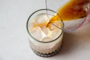 salted caramel latte