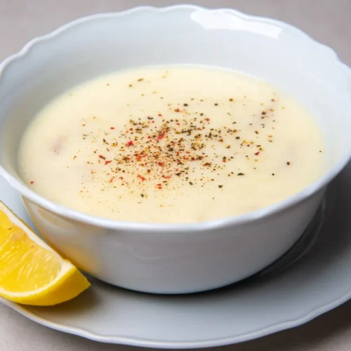 Terbiyeli tavuk suyu çorbası