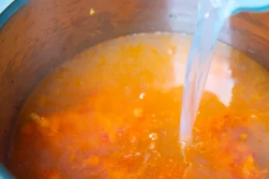 Sebzeli arpa şehriye çorbası