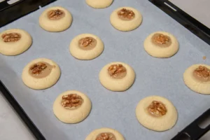 tahinli cevizli kurabiye